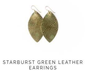 Each lightweight earring is made by hand by one of our artisans. Surgical-grade, stainless steel hardware. Nickel-free. Made in Richmond, Virginia