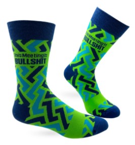 Men's Novelty Crew Socks | Retired Gift | Funny Phrases Socks | Funny Gift for Him |