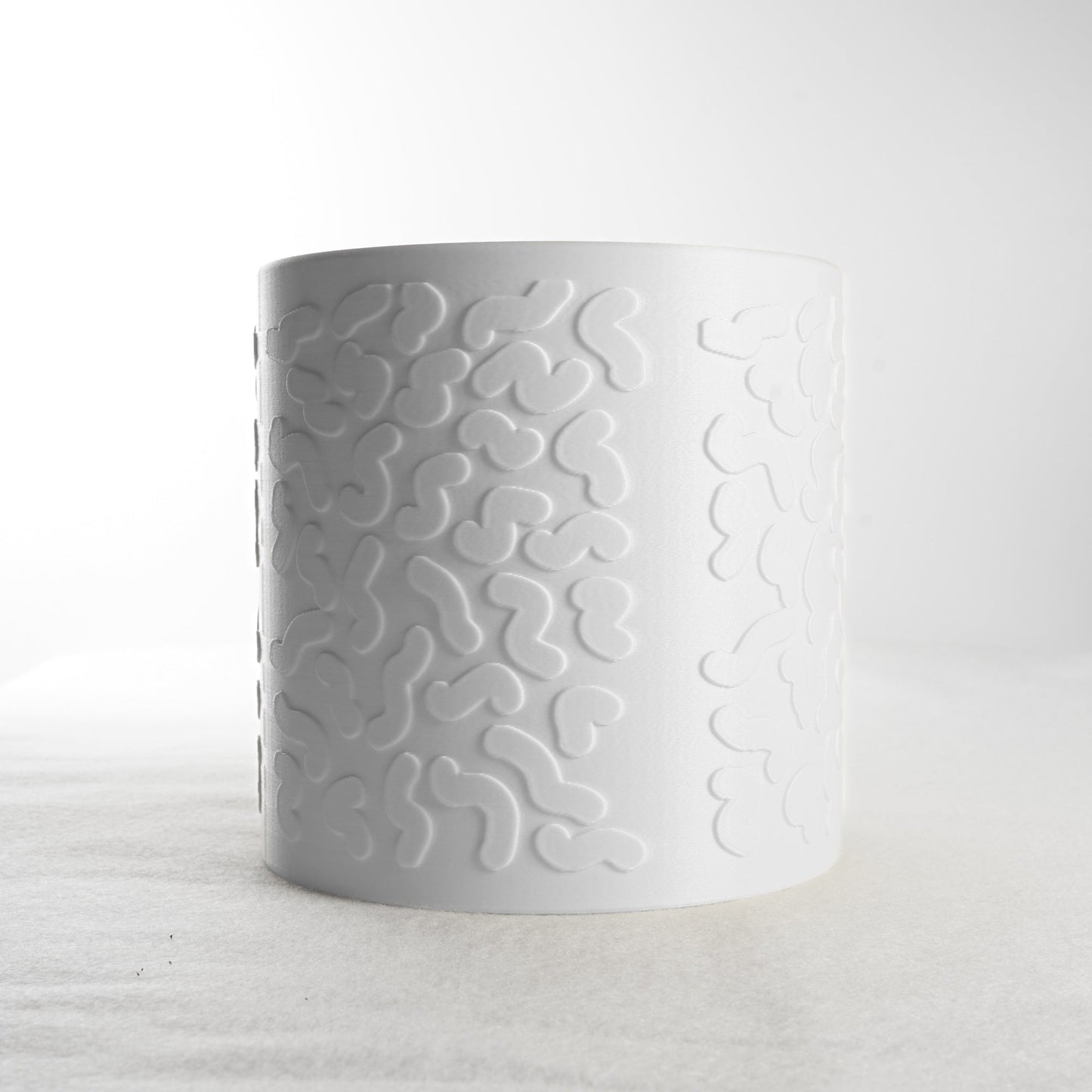 Tiny Squiggle Cheetah Planter Pot, With Drainage & Drip Tray